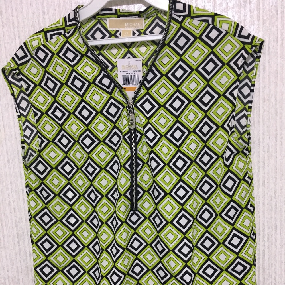 Michael Kors Womens Sleeveless Blouse XS X Small